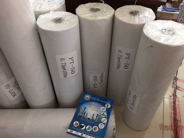 Phân phối sỉ giấy lọc cuộn lọc hóa chất, lọc cắt nước máy mài, máy tiện, máy cắt thông tin xuất xứ MGPT 0.75x100m Cuộn giấy lọc 50g/m2