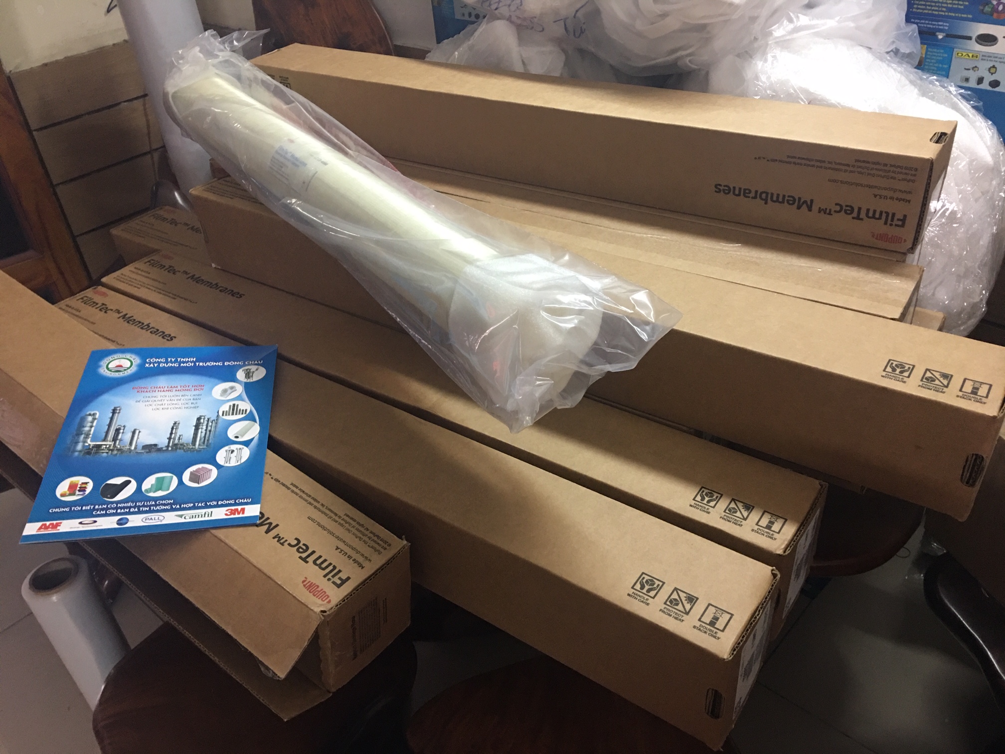 Màng RO LCLE 4040 Dupont filmtech Dow RO Membrane thay đổi nhận diện thương hiệu thành Dupont RO Membrane