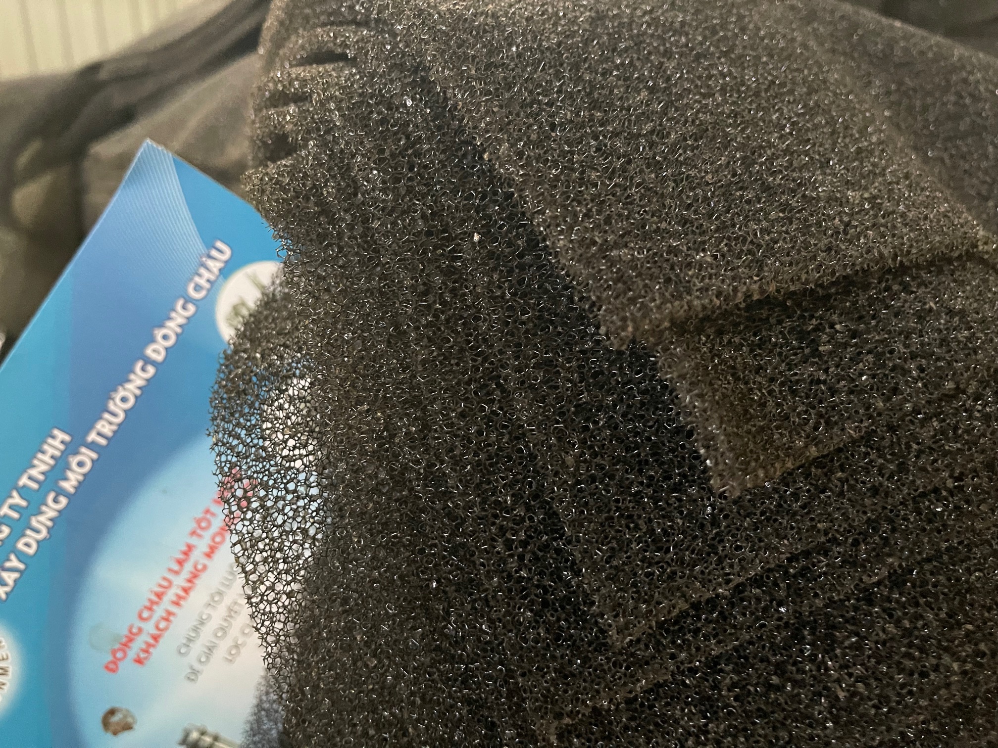 Tấm xốp lọc bụi 25 ppi dày 5mm Tấm xốp lọc bụi 25 ppi