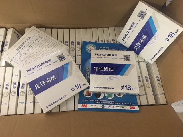 Cung cấp giá sỉ giấy lọc Newstar lọc hóa chất trong PTN Giấy lọc định tính nhanh Newstar 101 - 180