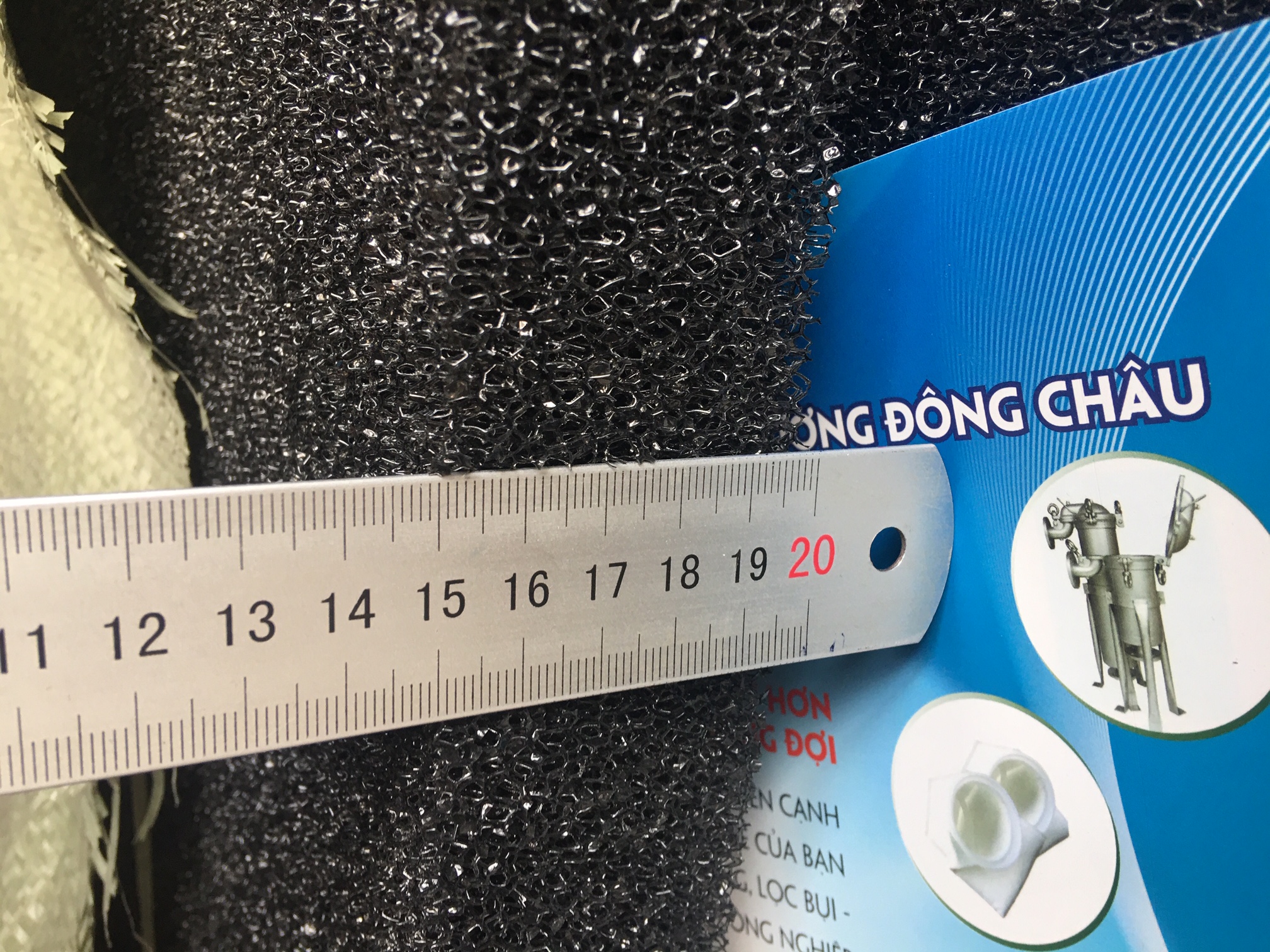 Foam mouse thickness 50mm for filting air