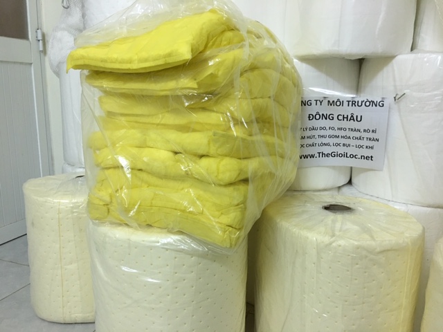 Gối thu gom hóa chất nguy hại, thu gom xút, thu gom axit nhập theo yêu cầu Gối thấm hút thu gom hóa chất công nghiệp đổ tràn