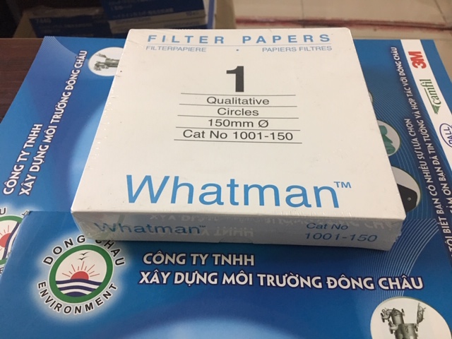 Giấy lọc dịnh tính số 1, whatman đường kính 150mm liên hệ đông châu cung cấp 1001-150 Giấy lọc Whatman số 1 đk 150mm