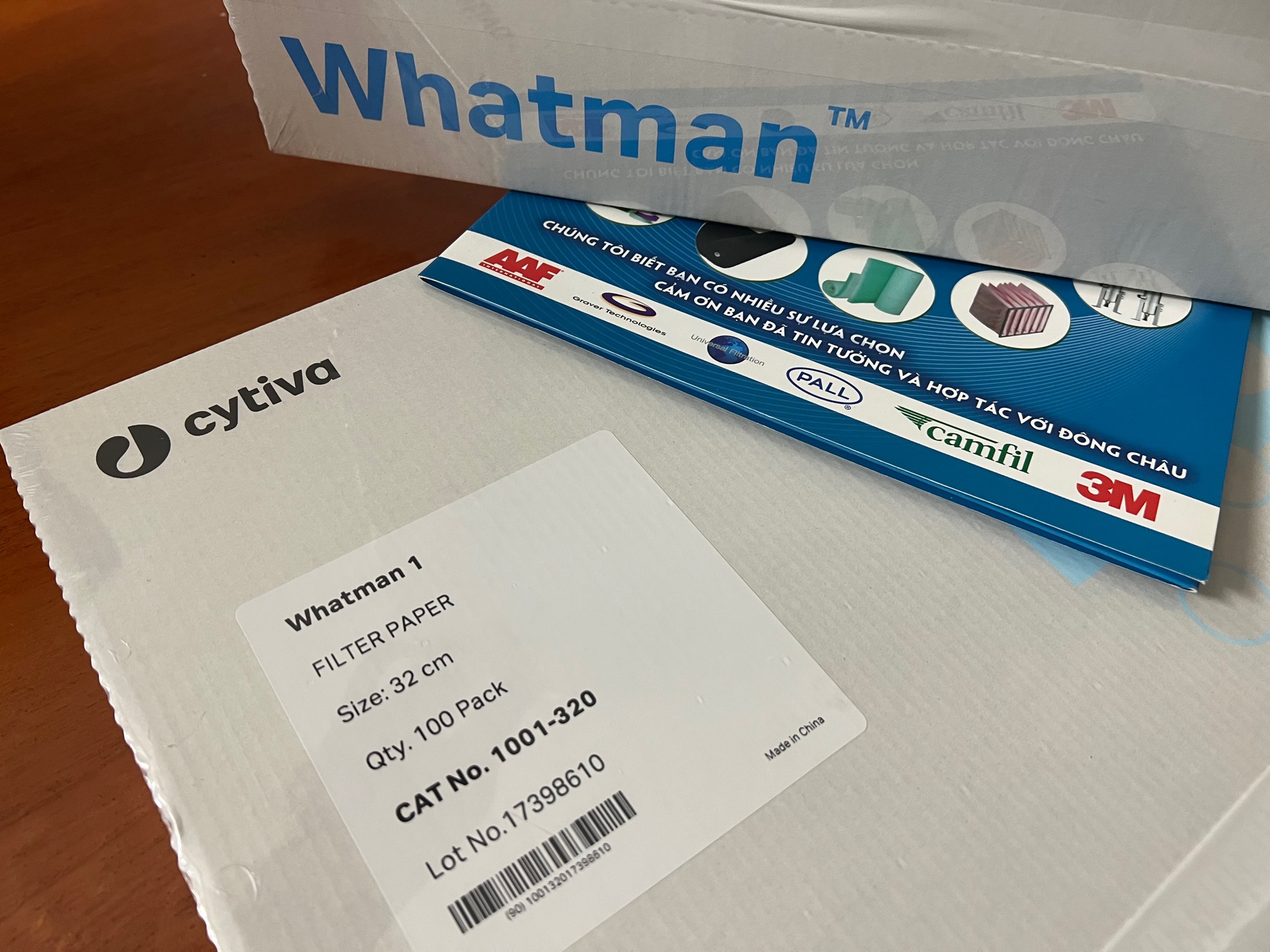 1001-320 Giấy lọc định tính số 1 Cytiva Whatman kiểm tra mã hàng No.1001- 320 Cytiva Giấy lọc định tính 11µm