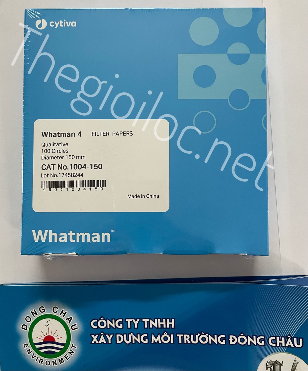 Giấy lọc định tính số 4 đường kính 150mm, 1004-150 Whatman thông tin xuất xứ Giấy lọc định tính Whatman 1004-150 mm