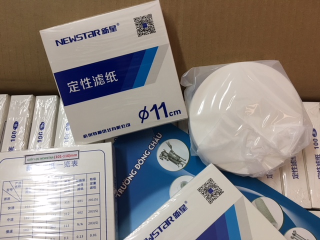 nguyên thùng 101-110 Giấy lọc định tính nhanh Newstar