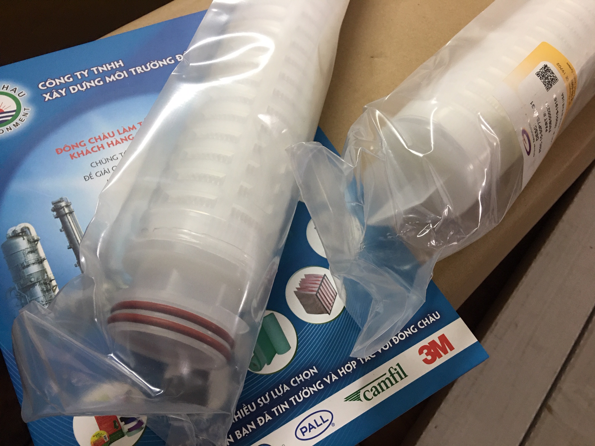 Lõi lọc thực phẩm, lọc thuốc PMC kiểu Oring 226 đầu nhọn PMC10-30-P7S Lõi lọc giấy xếp Graver 30 inch