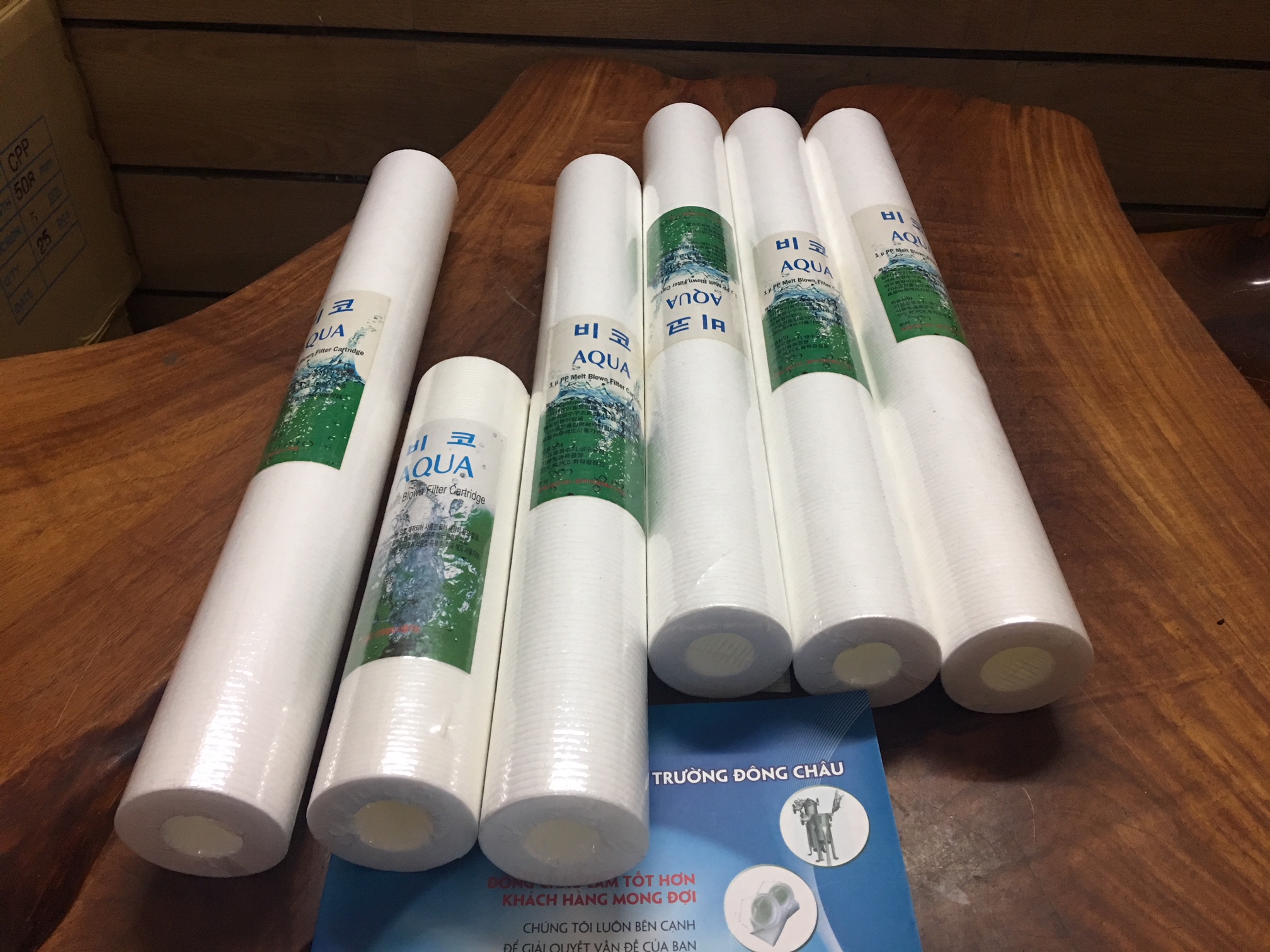 phân phối và giao hàng nhanh Lõi lọc nén Aqua có sọc khía 2mm