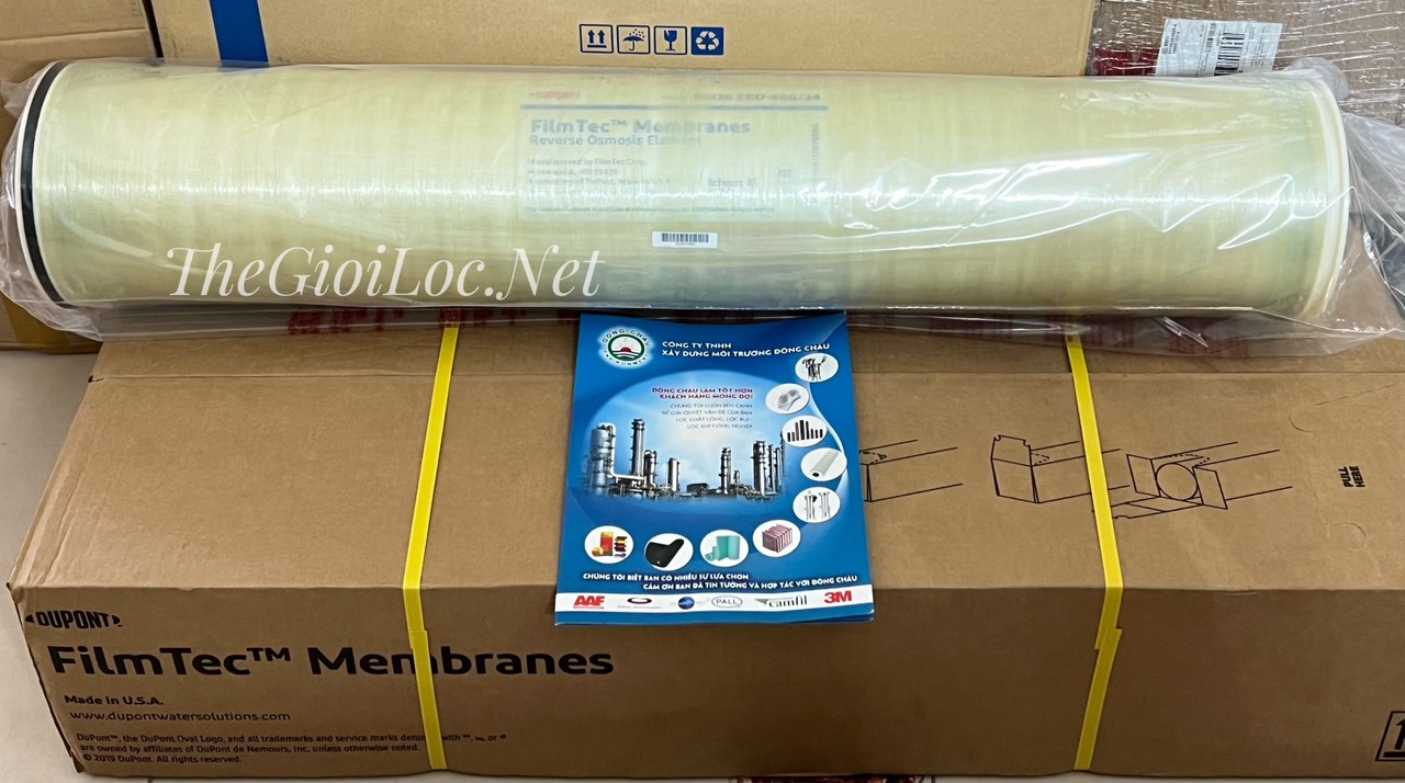 Màng RO Lọc nước uống tinh khiết, đóng chai, sản xuất thực phẩm, dược phẩm Lọc nước uống tinh khiết, nước sản xuất thực phẩm, dược phẩm bằng màng RO 8040