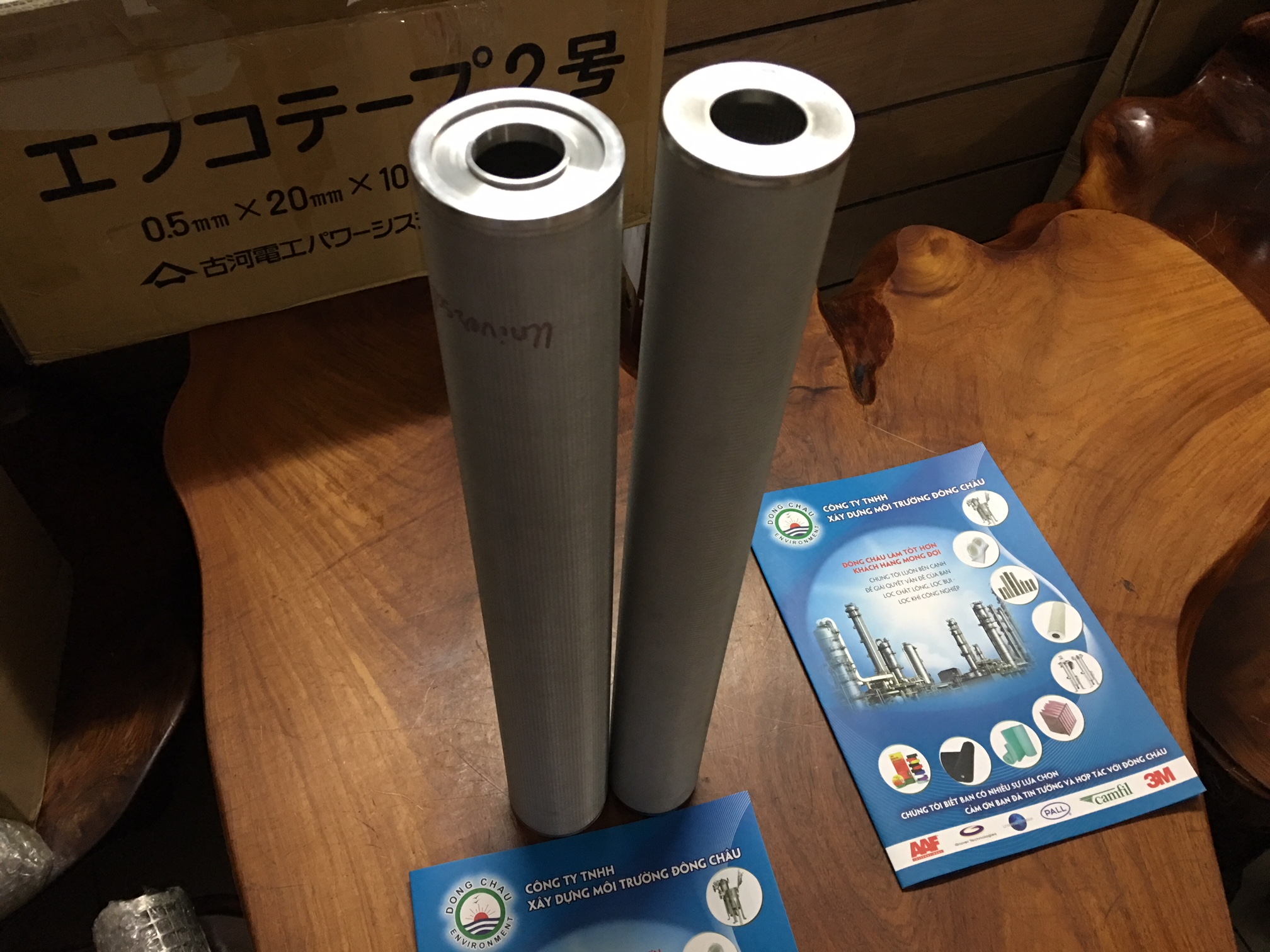 chi tiết cấu tạo Lõi lọc inox 304 20-inch Universal nhập khẩu