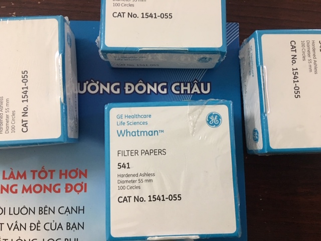 Giấy lọc Whatman cho phòng thí nghiệm dược phẩm, y học, sinh học, hóa học cung cấp sỉ lẽ 1541-055 Giấy lọc Whatman thí nghiệm số 541