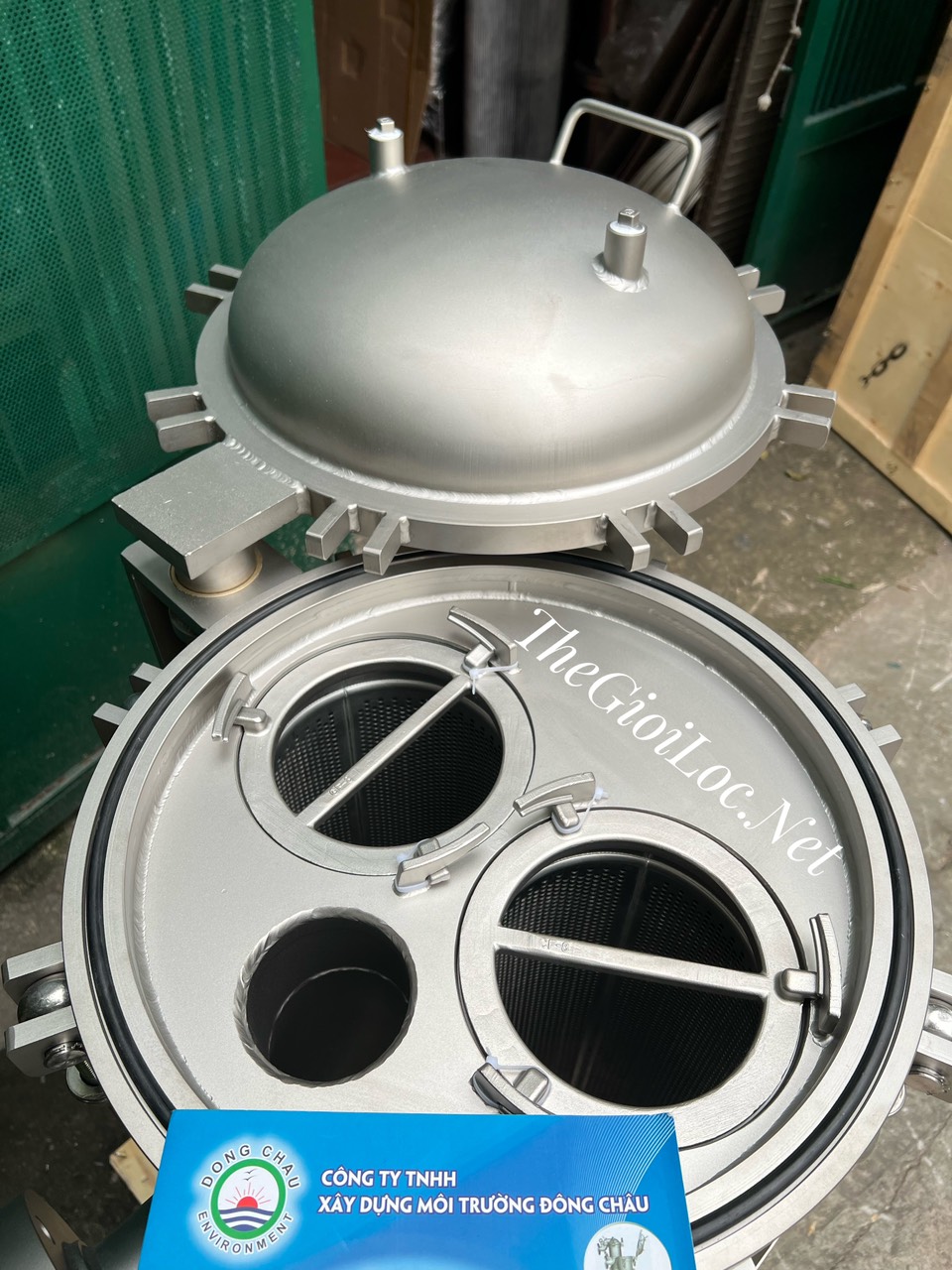 Nắp xoay kiểu SA Kiểu nắp xoay dễ sự dụng, thuận tiện khi mở thay túi lọc