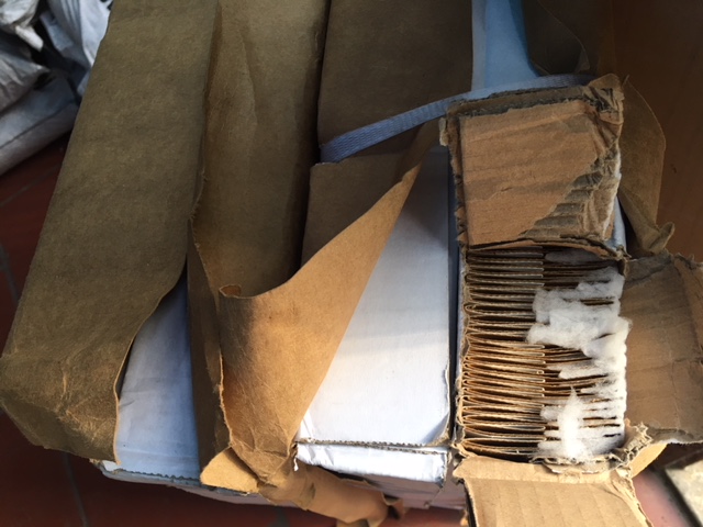 cấu tạo bên trong Giấy lọc bụi phòng sơn khô 2 lớp