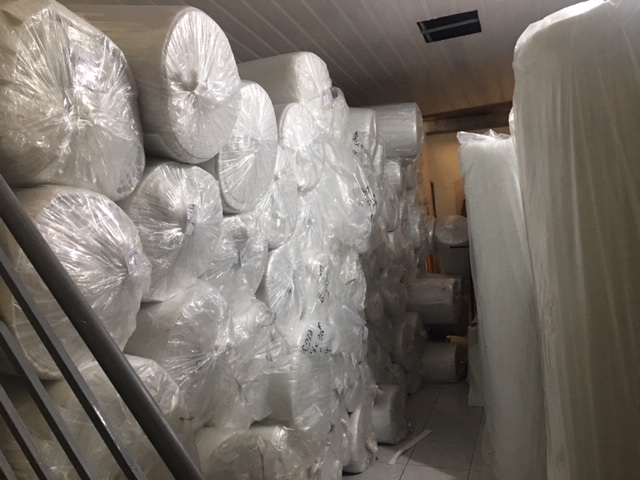 Sản xuát bông lọc bụi thô G1, G2, G3, G4 dày 5mm, 10mm, 15mm, 20mm Độ chênh áp bông lọc ban đầu lắp vào hệ thống là 15pa, áp thay thế là 250pa