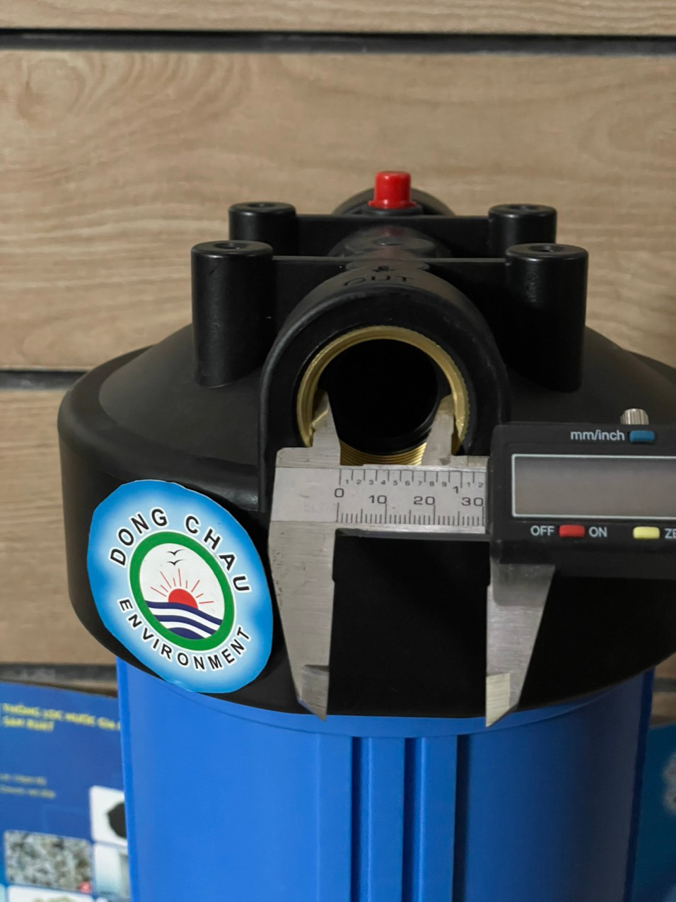 Kết nối INLET và OUTLET ren đồng vỏ lọc 20 inch Kết nối INLET và OUTLET ren đồng vỏ lọc 20 "in"