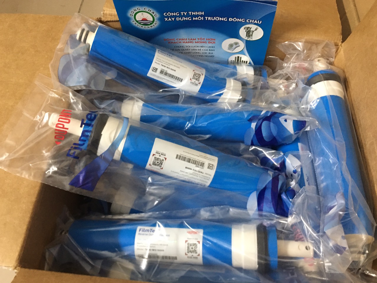 Đông Châu phân phối sỉ toàn quốc Màng RO gia đình Duont TW30-1812-100HR Đông Châu phân phối sỉ toàn quốc Màng RO gia đình Duont TW30-1812-100HR