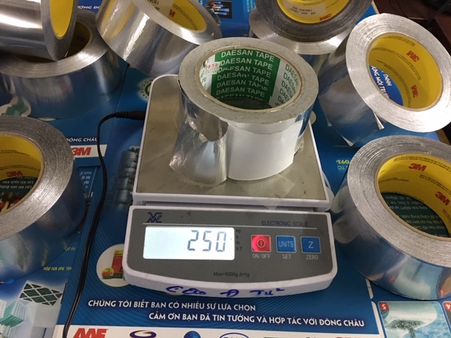 cân nặng băng keo nhôm đài loan