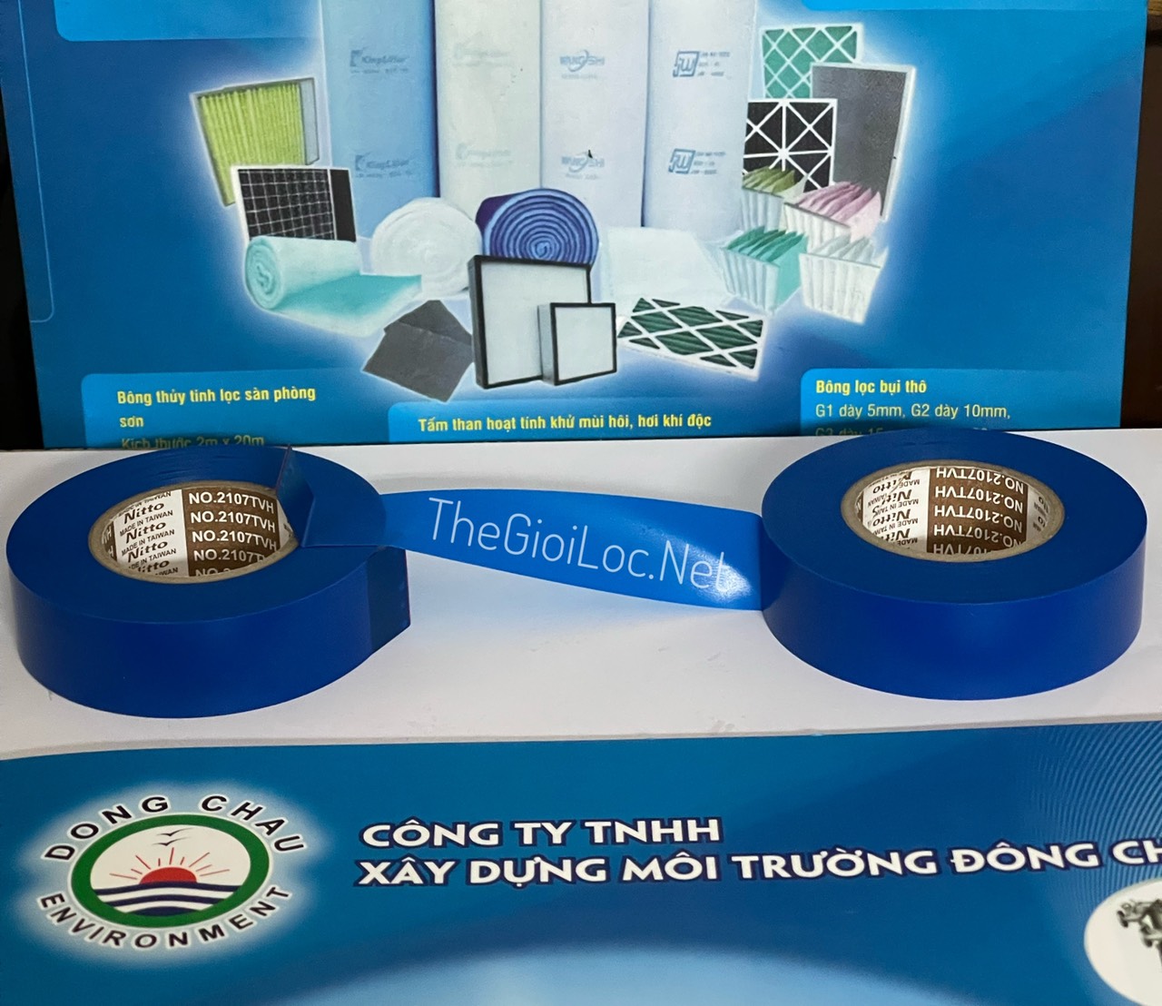 Nitto 2107 TV Băng keo điện màu xanh dương Nitto 2107 TV Băng keo điện màu xanh dương