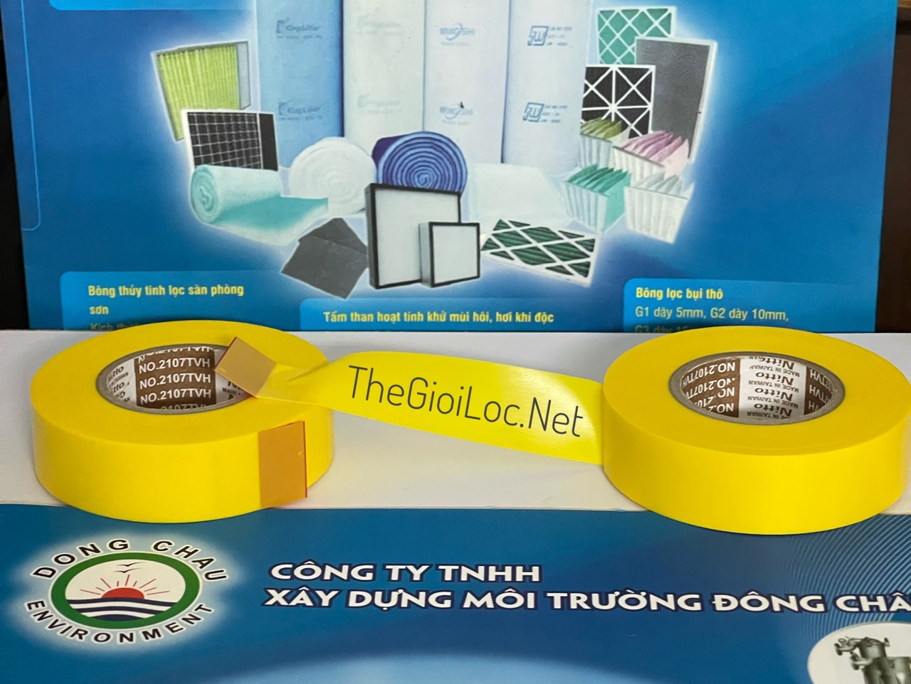 Nitto 2107 TV màu vàng quấn cách điện, đánh dấu mối nối điện Nitto 2107 TV màu vàng quấn cách điện, đánh dấu mối nối điện