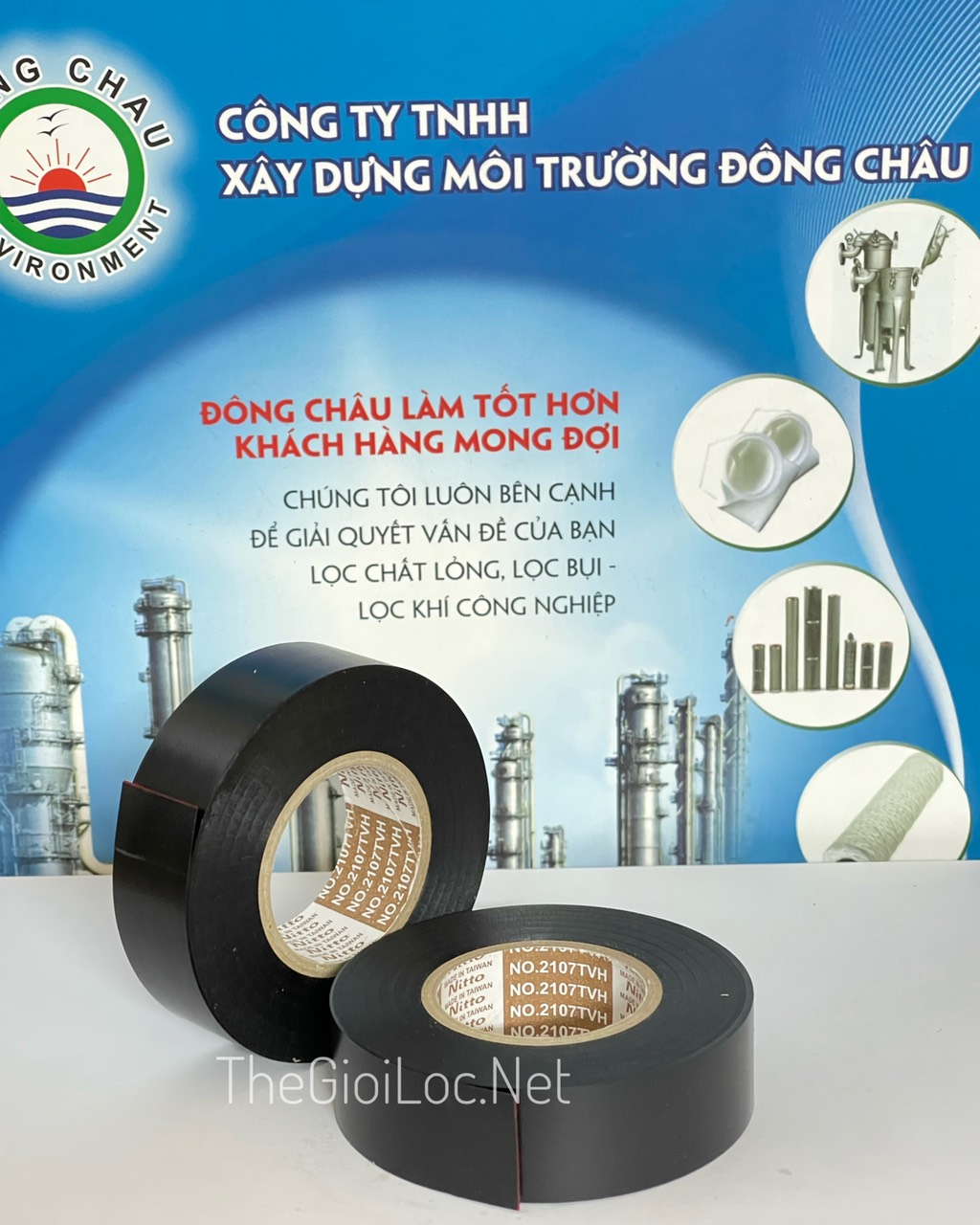 Nitto 2107 TV màu đen quấn cách điện dân dụng Nitto 2107 TV màu đen quấn cách điện dân dụng