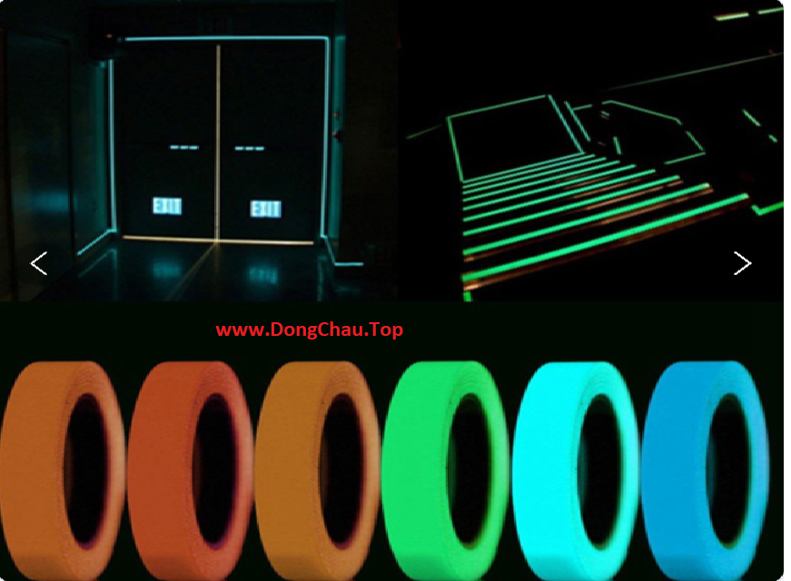 Băng keo dạ quang, tự phát sáng Băng keo dạ quang, tự phát sáng