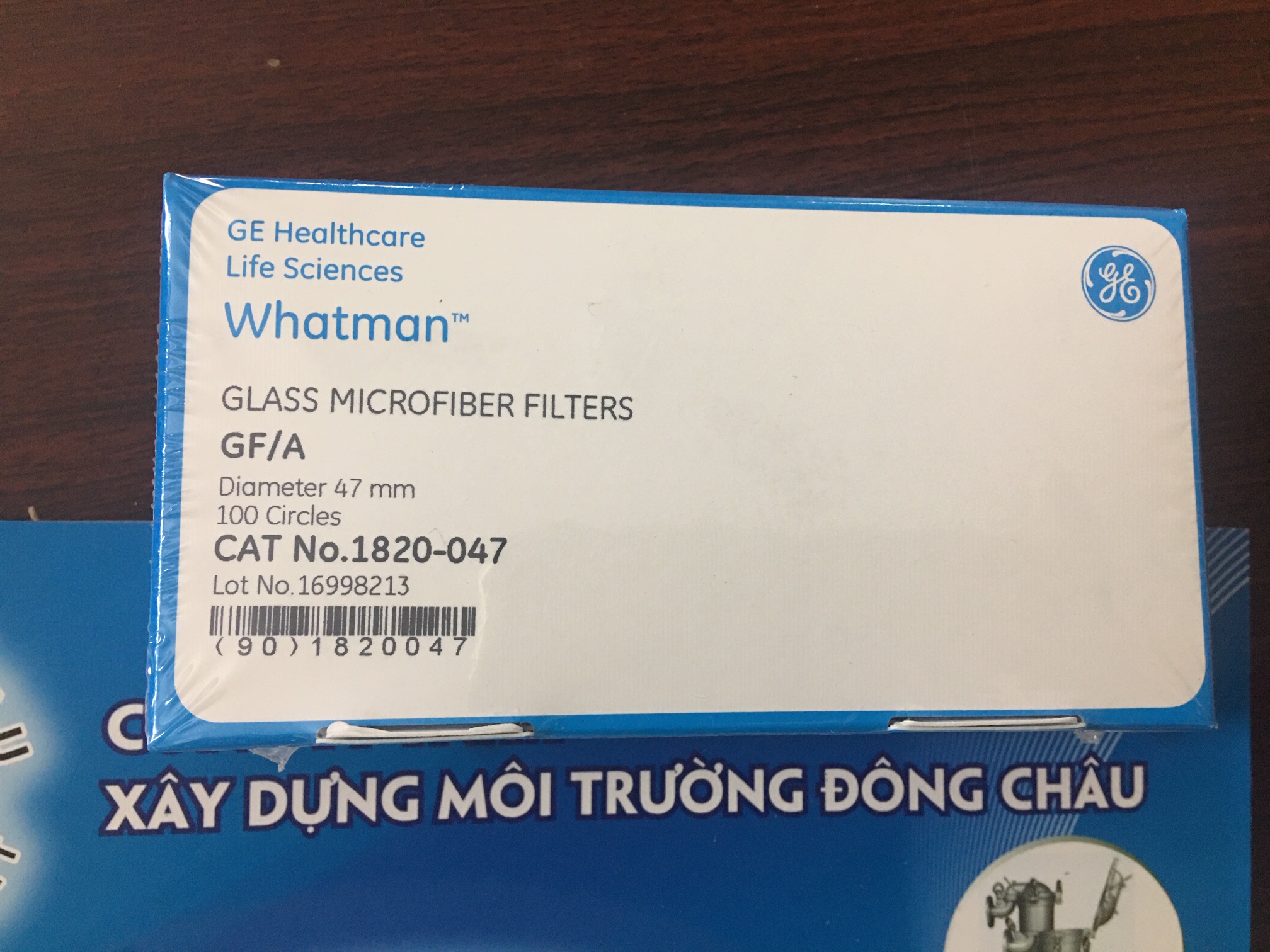 Giấy lọc Whatman 1820-047 lọc cặn hóa chất phòng thí nghiệm