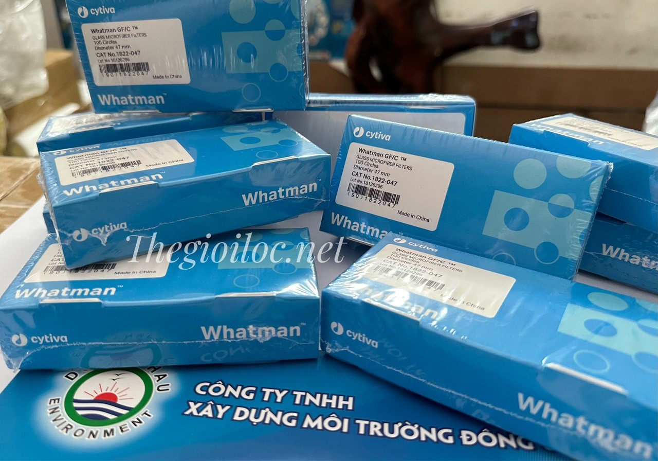 1822-047 Màng lọc sợi thủy tinh GF/C 1.2um, 47mm Whatman chính hãng