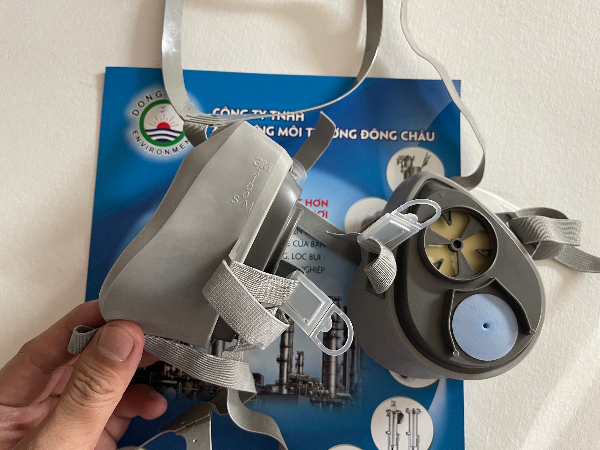 3M 3100 phin lọc dùng trong nhà máy sơn, hóa chất, lò đốt, đám cháy, hơi hóa chất, khói