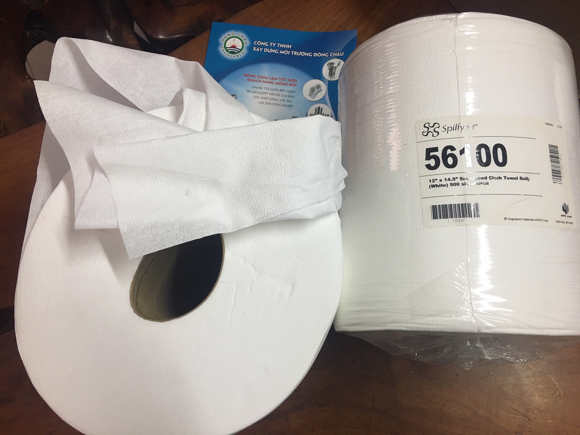 Phân phối sỉ cuộn lau dầu nhớt, dầu mỡ Spilfyter 56100