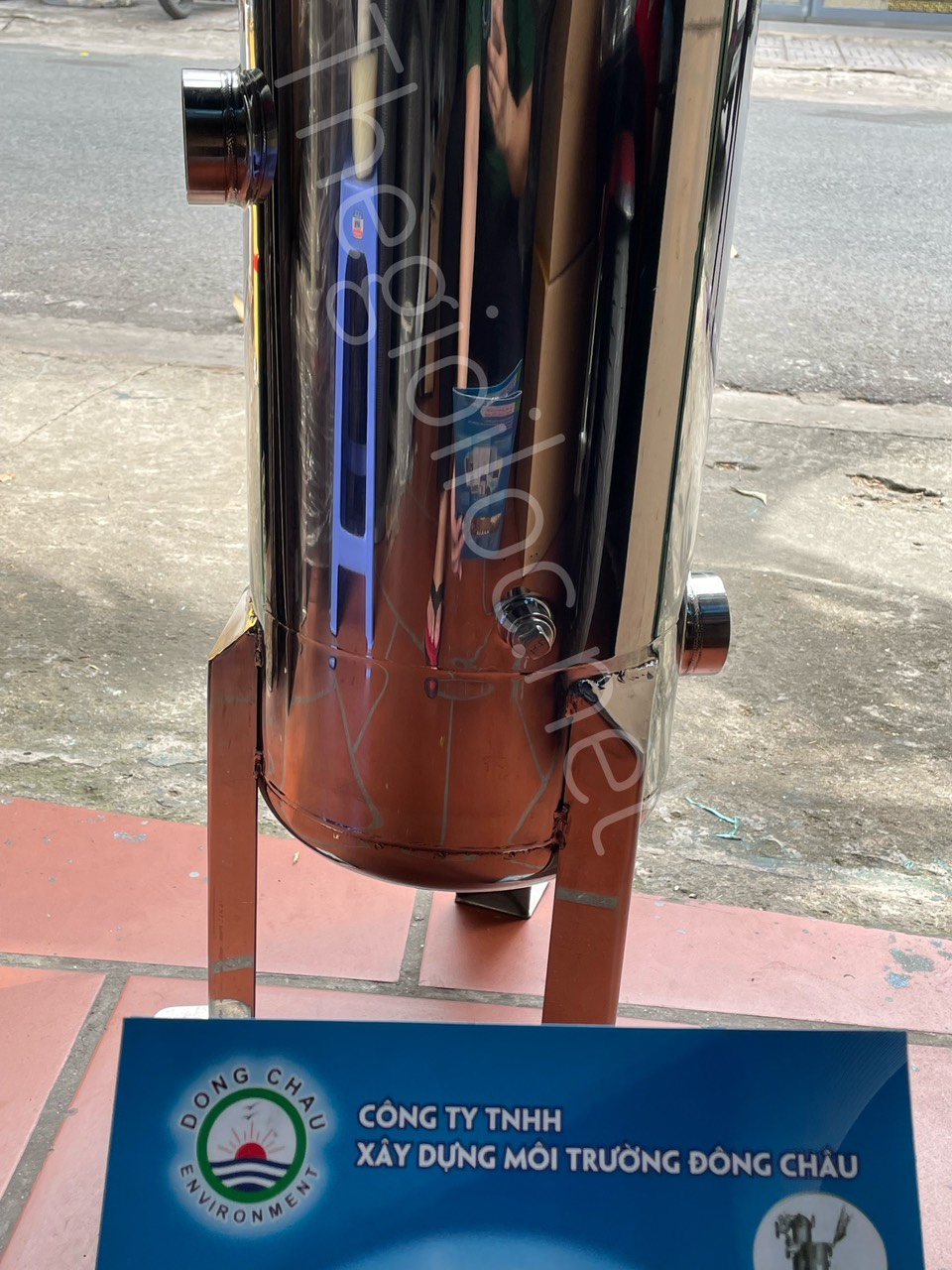 Inlet/ Outlet ren 49 kết nối bên hông bình lọc 7 lõi 40 inch Inlet/ Outlet ren 49 kết nối bên hông bình lọc 7x40 "in"