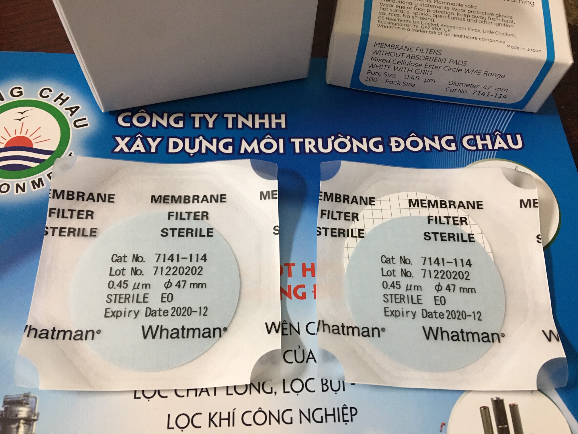 7141-114 Giáy lọc Whatman đường kính 47mm