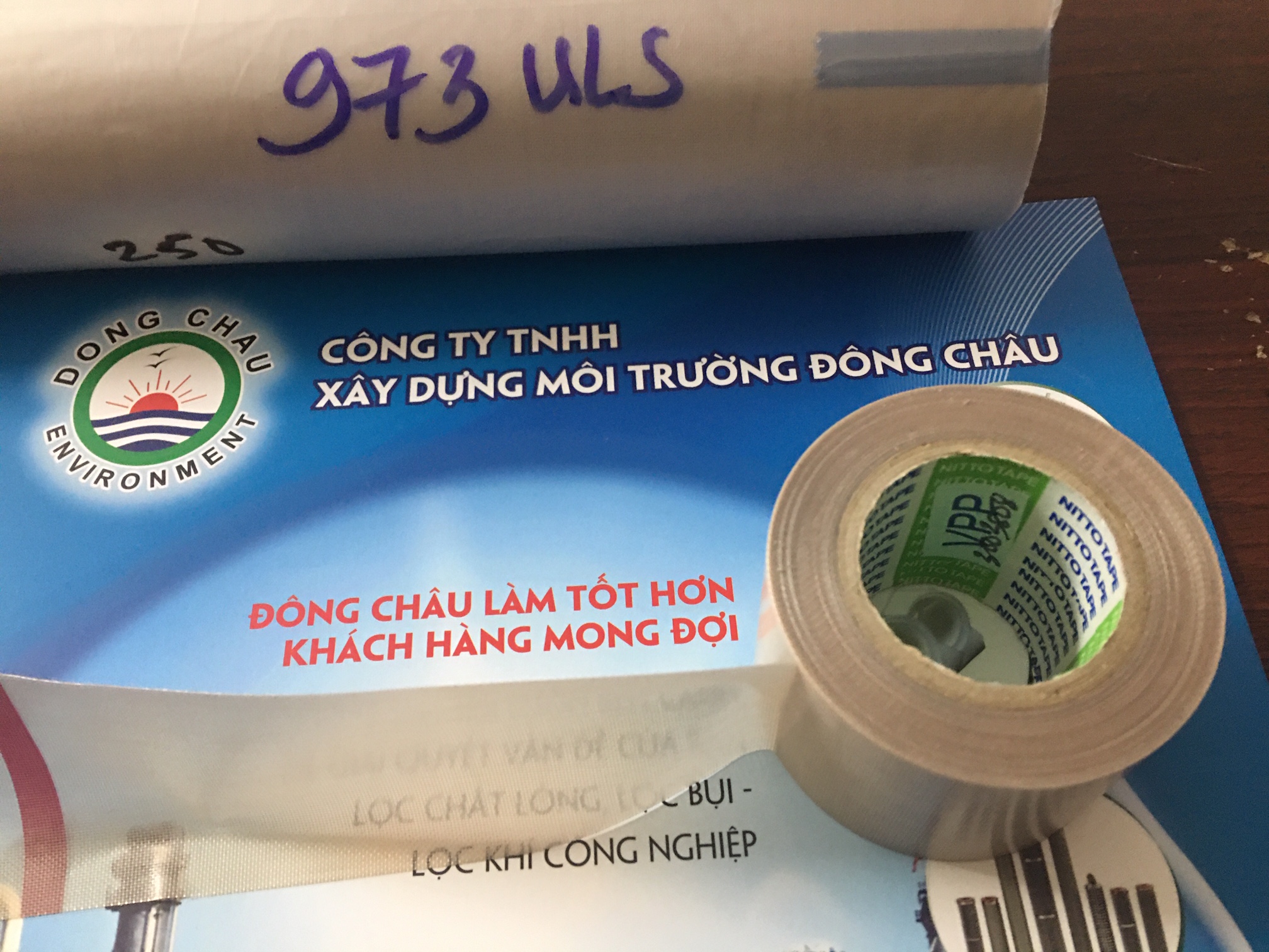 Băng keo điện Nitto 973-ULS cách diện chịu nhiệt độ cao chất liệu 973UL-S Băng keo cách điện Nitto Nhật Bản