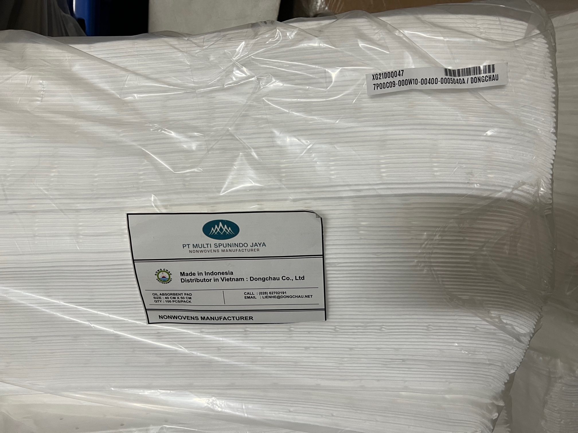 Absorbet Oil Pad Indonesia Tấm thấm hút dầu nhớt dầu DO, FO, lau máy