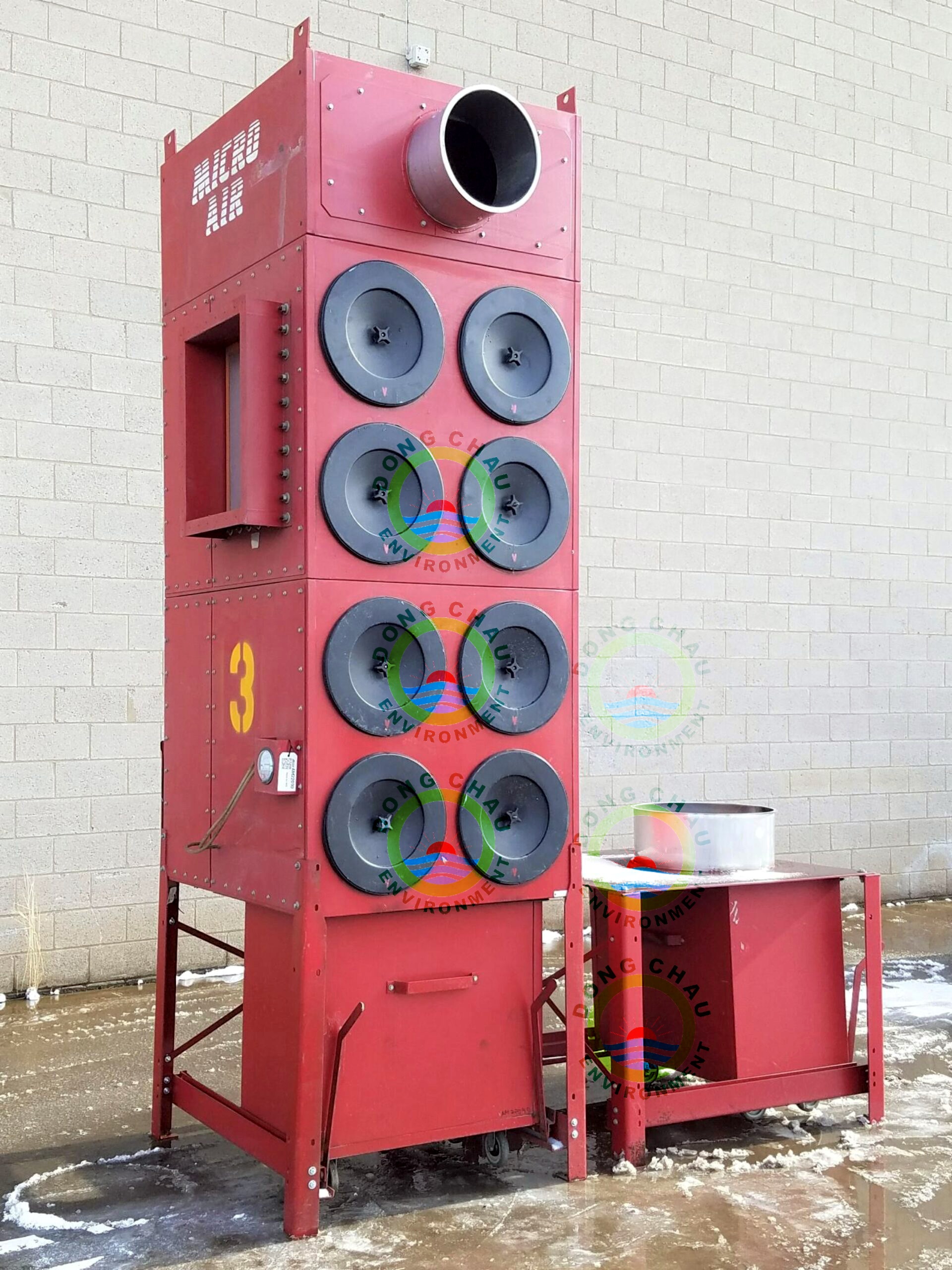 Hệ thống làm sạch bộ lọc Roto-Pulse của Microair