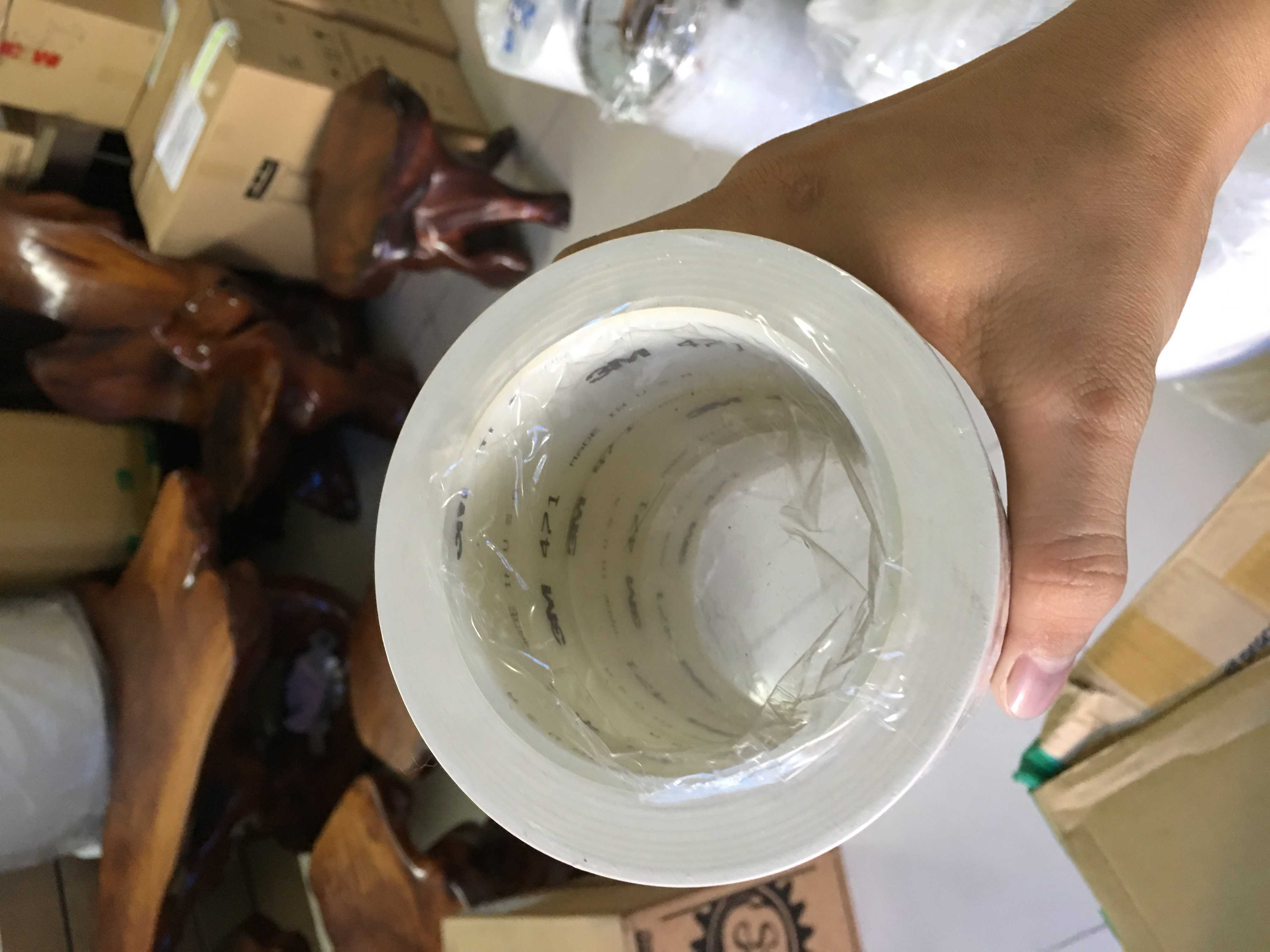 chi tiết cấu tạo Băng keo dán nền 3M 471 màu trắng