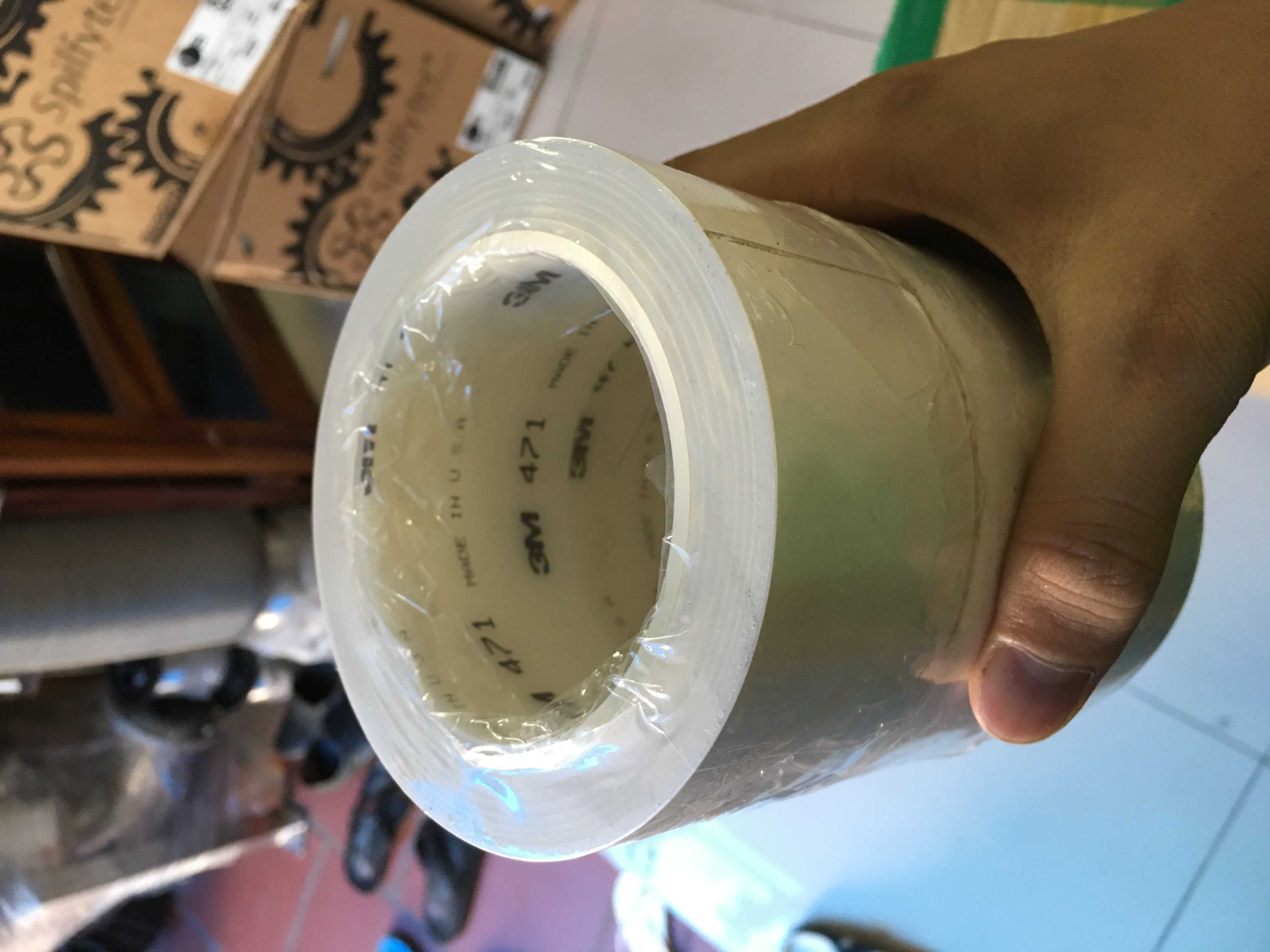 độ dày Băng keo dán nền 3M 471 màu trắng