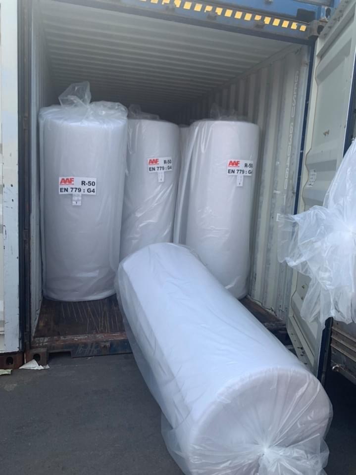 Cuộn bông lọc khí AAF R50 lọc G4 phân phối giá sỉ Cuộn bông lọc bụi G4 R50 AAF Mỹ