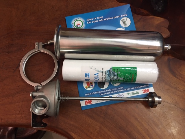 Thanh inox gắn lõi lọc được đễ dàng và ổn định trong quá trình lọc