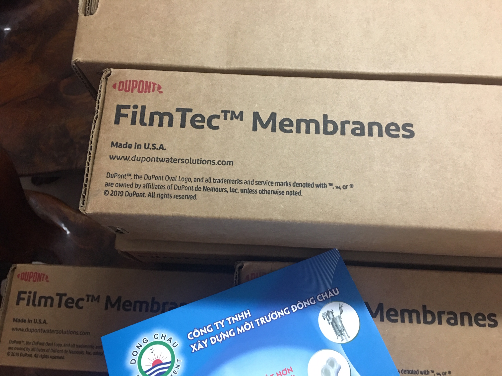 Bao bì của màng RO Dupont mới