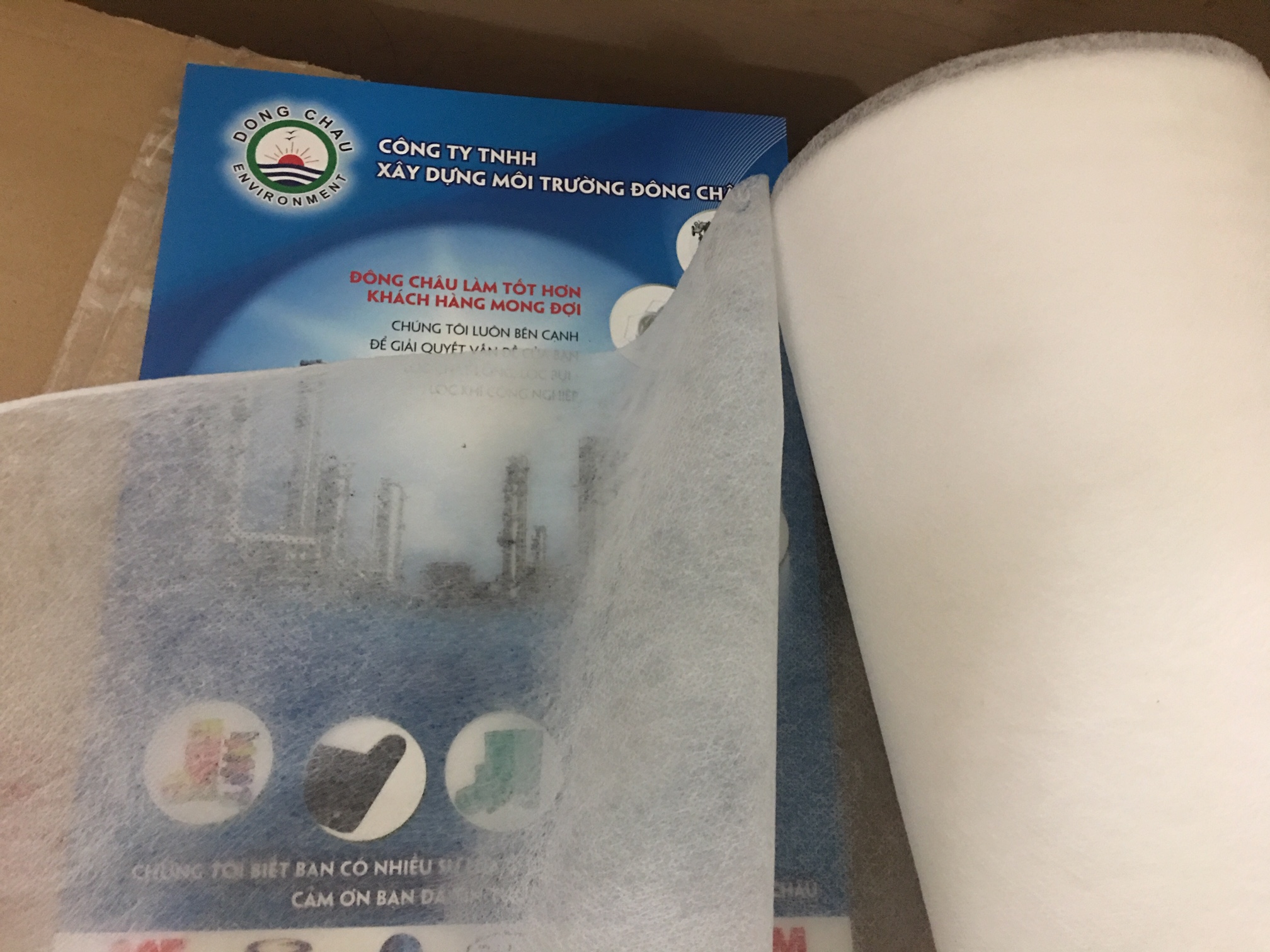 liên hệ đông châu phân phối Cuộn Giấy lọc cặn MGPP 30g mỏng 50µm