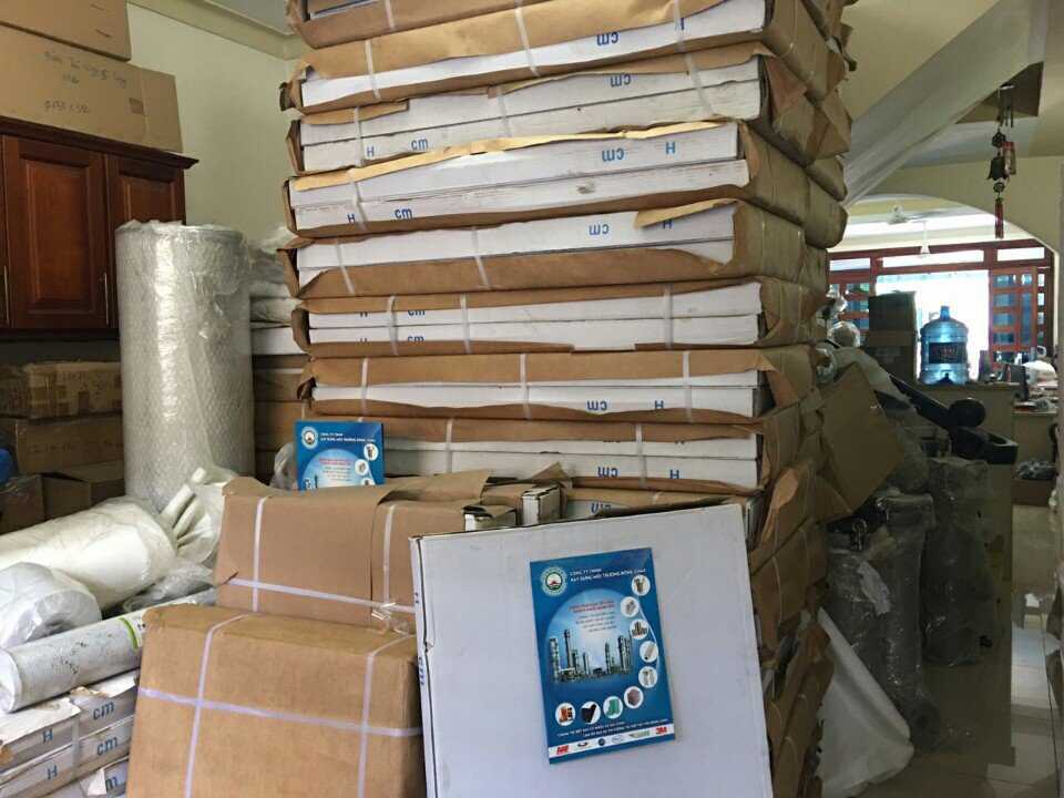 Giấy lọc buồng sơn khô 2 lớp 1m x 10m