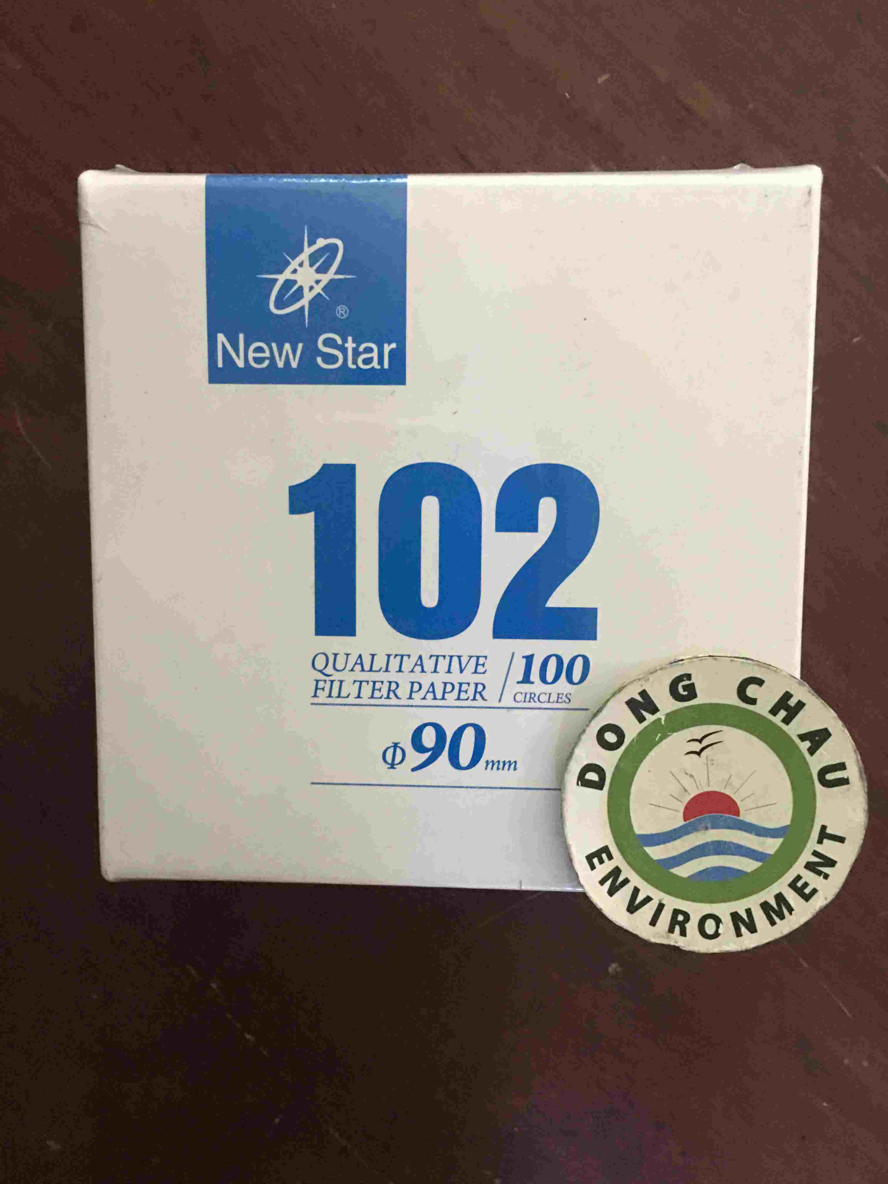 liên hệ đông châu phân phối Giấy lọc định tính Newstar 102 đường kính 90mm