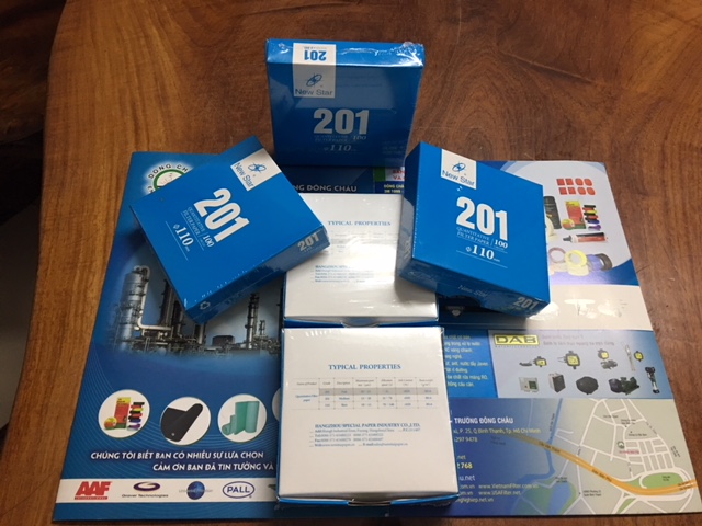 liên hệ đông châu phân phối Giấy lọc Newstar 201-110mm