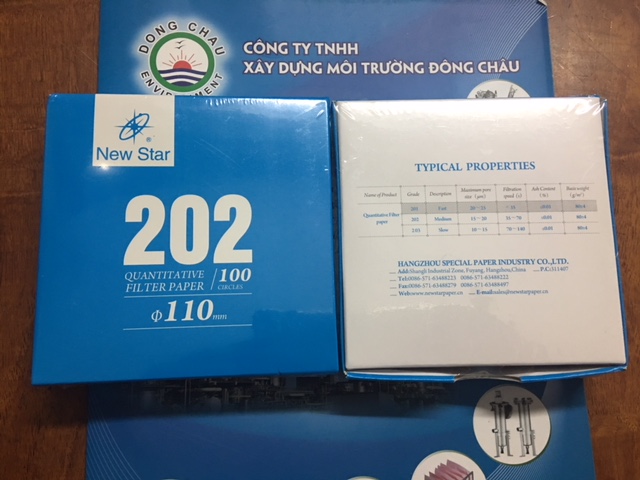 liên hệ đông châu phân phối Giấy lọc thí nghiệm Newstar 202-110mm
