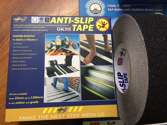 Heskin ĐEN Băng keo chống trơn trượt UK chính hãng