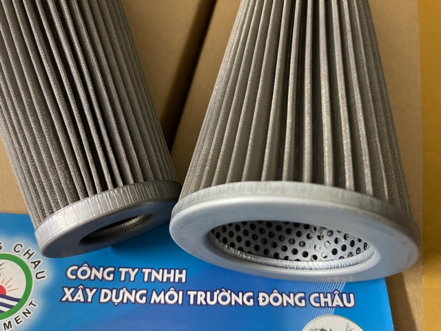 chất liệu Hình phễu chóp lõi lọc dầu thủy lực inox gấp nếp