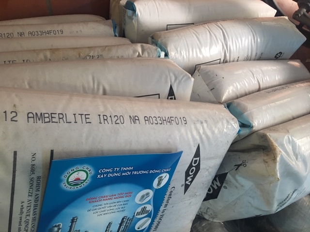 dông châu phân phối Hạt nhựa amberlite Dow IR120-Na dùng trao đổi ion dương