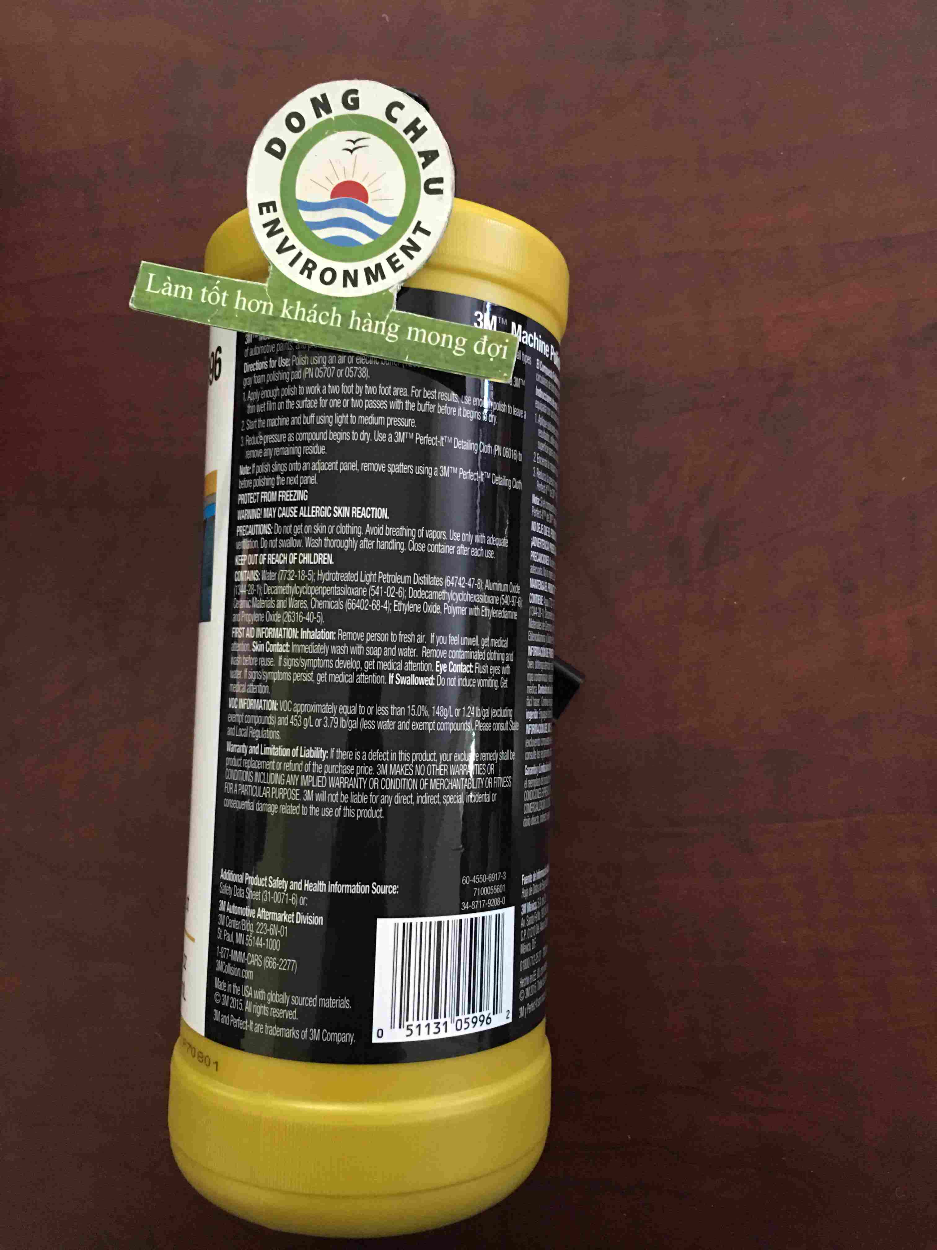 3m-05996 Chai dung dịch đánh bóng xe ô tô bước 2 chính hãng 3M 05996