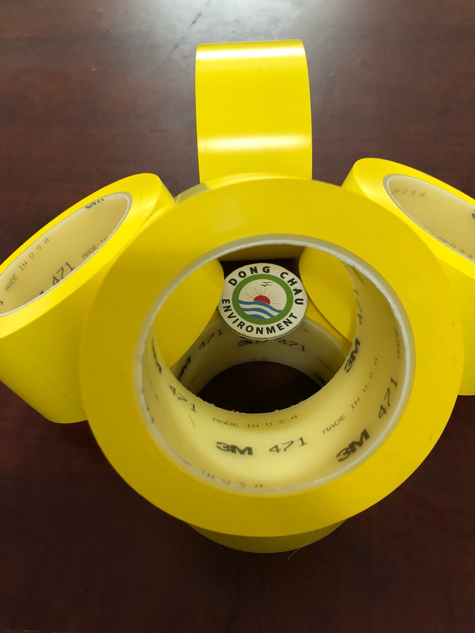 3m-471-vang cấu tạo lõi Băng keo 1 mặt dán nền màu vàng 3M 471