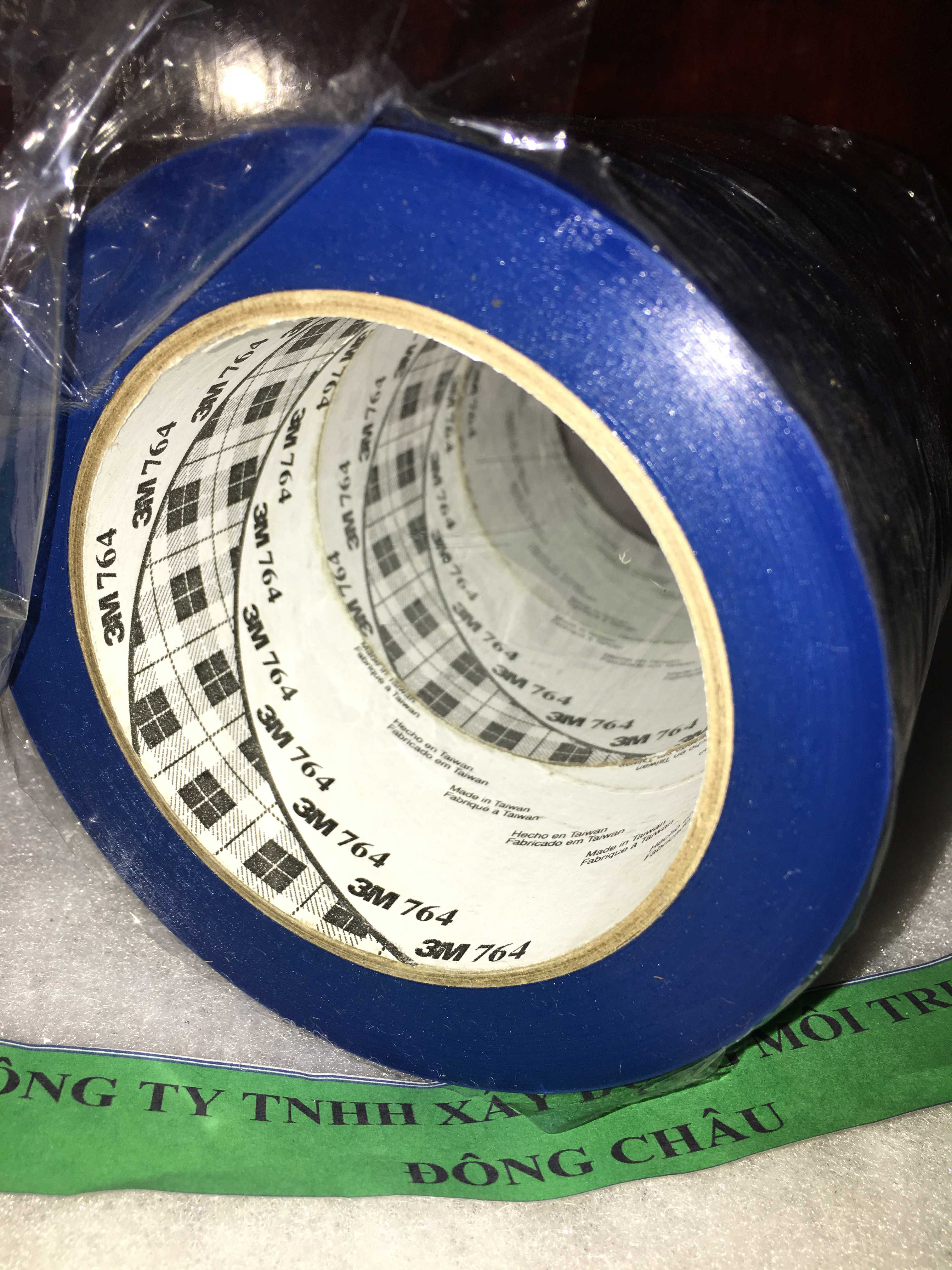 3m-764 chi tiết bên trong 3M 764 Màu xanh dương, Băng keo dán nền cảnh bảo